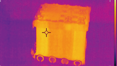 Uneven heating displayed by lithium battery unit.png